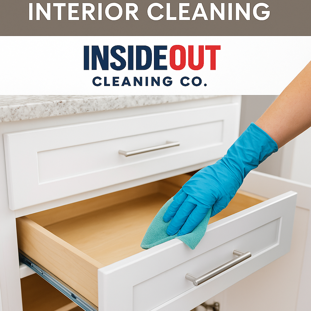 Cabinet & Drawer Interior Cleaning – Deep Kitchen & Bathroom Detailing in Elgin, St. Charles, Bartlett & Nearby