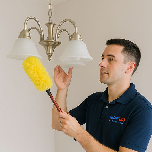 Light Fixture Dust & Shine – Add-On Cleaning Service | InsideOut Cleaning Co.